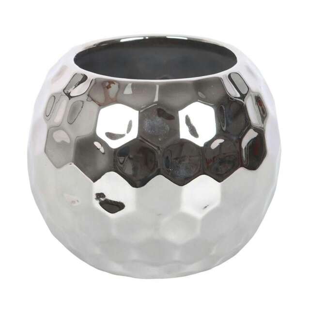 Something Different Disco Ball Vase - Silver - One Size