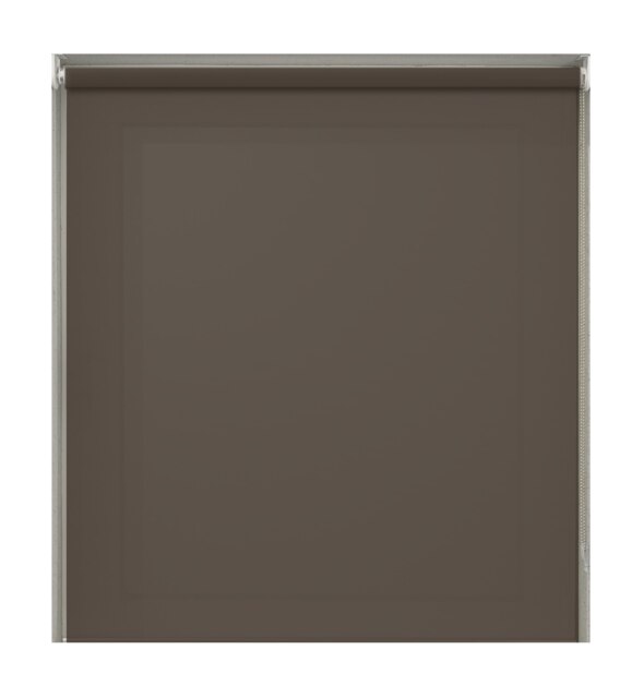 120cm Cocoa Plain Straight Edge Daylight Roller Blind Brown Brown