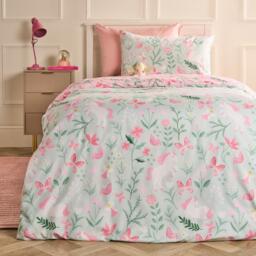 OHS Enchanted Unicorn Bedding Set Microfibre Duvet Cover with Pillowcase Multi Sage Double