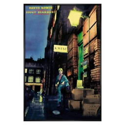 Gloss Black Framed Ziggy Stardust Album Cover Maxi Poster Multi