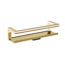 COSMIC Bathroom Shelf, Organizer, Glass Wiper, Gold, Architect S+ Collection