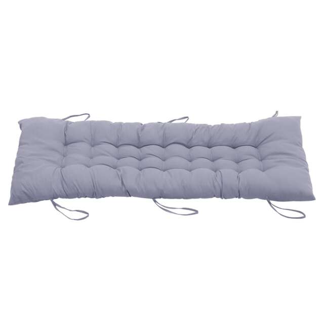 Living and Home Thick Chaise Lounge Chair Cushion, Grey-110cm Grey