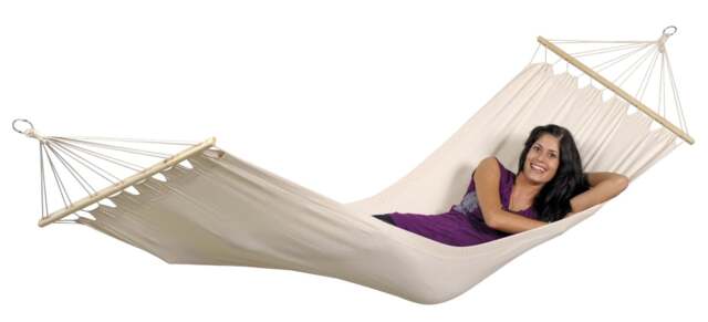Tobago Garden Hammock Spreader Bar Cream Natura Single 1