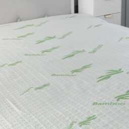 Bamboo Waterproof Mattress Protector Organic Soft Touch 40CM Deep Pocket Green Super King