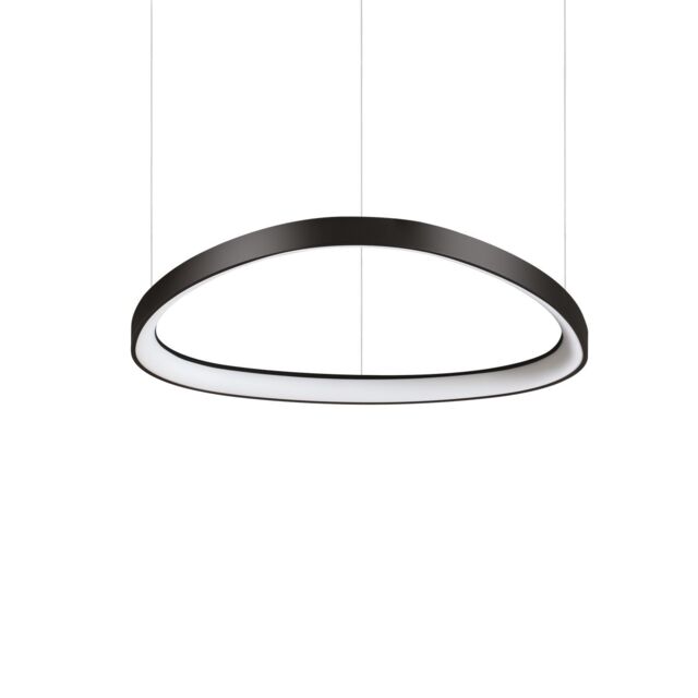 Gemini 61cm LED Integrated LED Pendant Ceiling Light Black 2700K