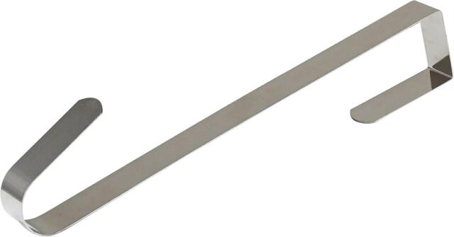 30Cm Metal Wreath Hanger Silver - Elegant and Sturdy for All Seasons