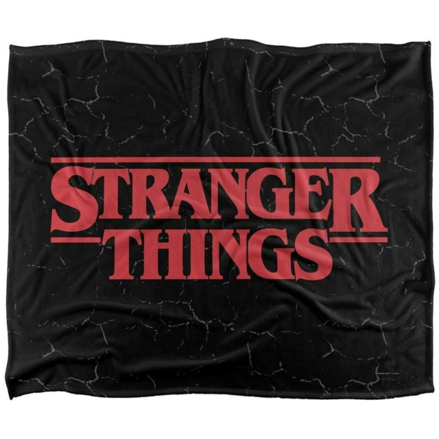 Stranger Things Logo Blanket - Multicoloured - One Size