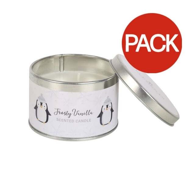 Something Different Parade Penguin Candle Set (Pack Of 12) - White - One Size