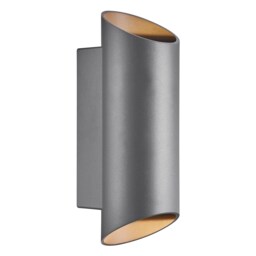 Nordlux Nico Outdoor Wall Light Black Aluminium Solar GU10 Sensor Weatherproof - Mains Powered, IP54 Black Anthr.