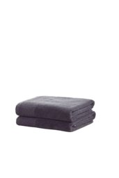 Eden Weave Cotton Towels Luxury Soft Quick Dry Absorbent Grey Hand towel 1