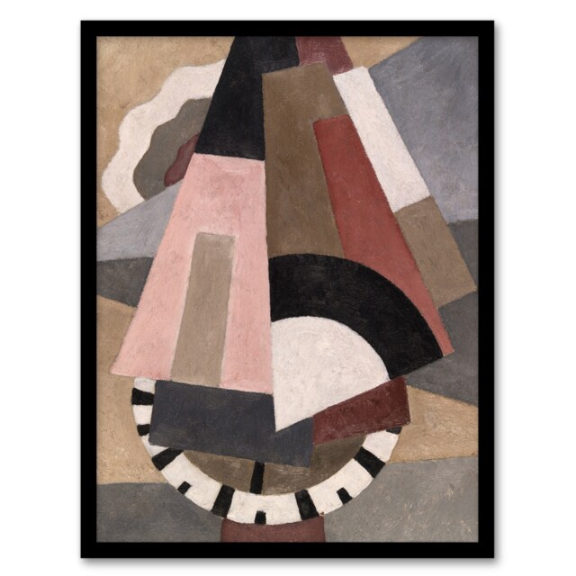 "Provincetown Abstract Painting Hartley Framed Wall Art Print 12X16"""