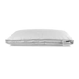 "Homescapes Super Microfibre Damask Pillow White 48cm x 74cm (19"" x 29"")"