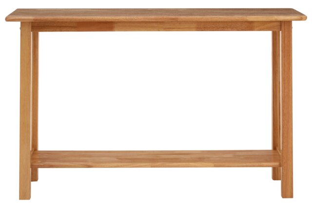 Orsina Contemporary Rectangular Console Table, Natural Wood Console Table, Modern Wood Hallway Console Table