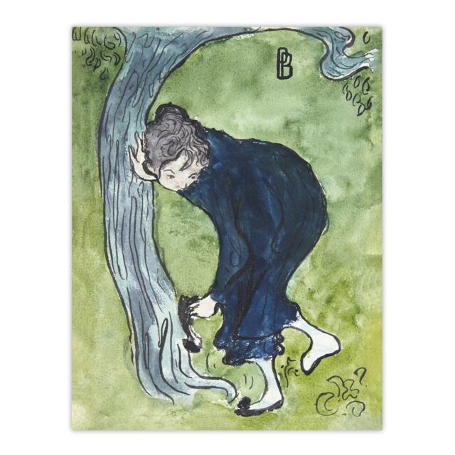 The False Step Watercolour Painting Bonnard Wall Art Poster Print