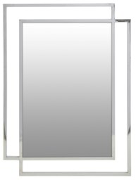 Allure Silver Large Wall Mirror Silver