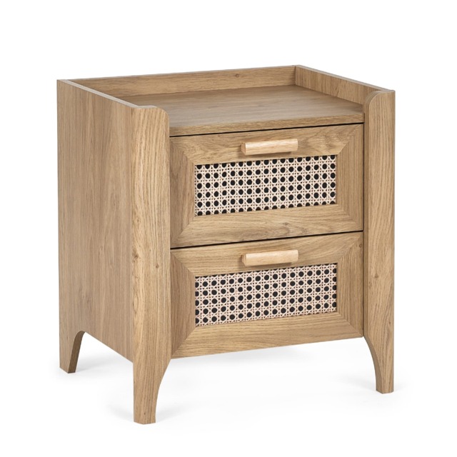 Premium Pacifica 2 Drawer Bedside Unit