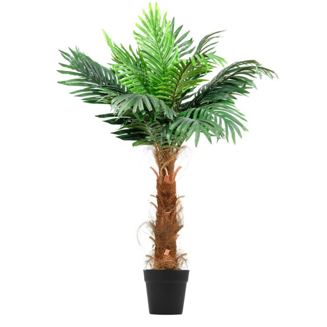 Artificial Palm Tree in Pot Realistic Tropical Plant for Indoor Home & Office Décor Green Green