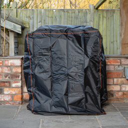 Samuel Alexander Heavy Duty Waterproof Anti UV Windproof Outdoor Protective Garden BBQ Cover Black Black