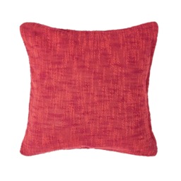 Homescapes Nirvana Cotton Orange Cushion Cover - 45 x 45 cm Orange Orange 45 x 45 cm