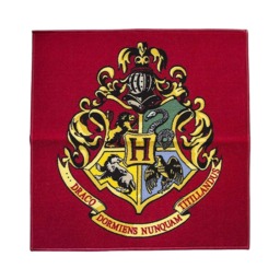 Harry Potter Hogwarts Crest Rug Red Burgundy/Yellow One Size 1