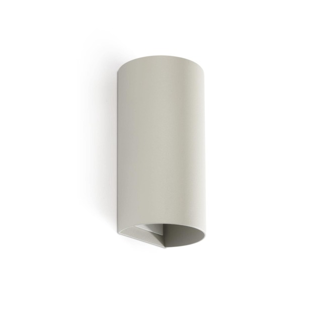 Sole Round Up & Down Wall Lamp Grey 2x GU10