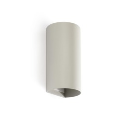 Sole Round Up & Down Wall Lamp Grey 2x GU10