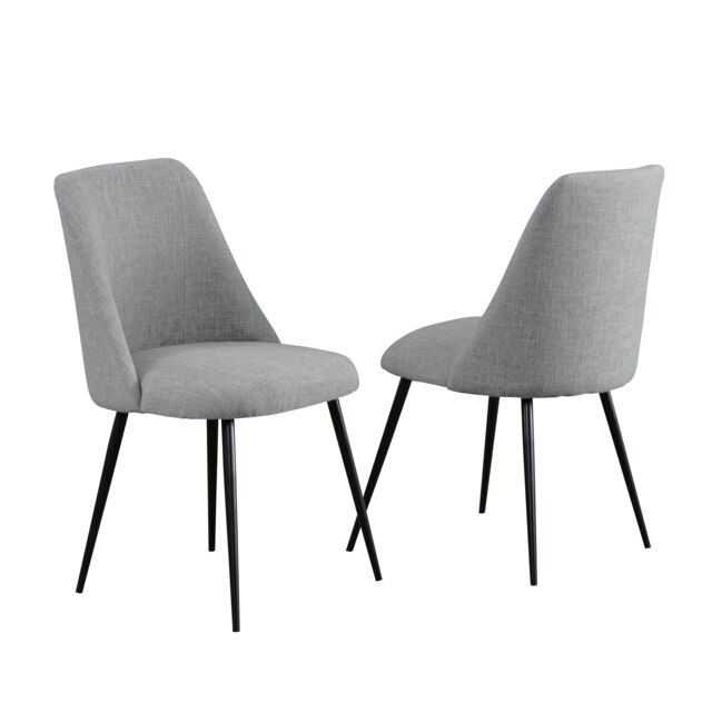 Set of 2 Morandi Fabric Dining Chairs - Set of 2