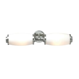 Eliot 2 Light Bathroom Twin Wall Light Polished Chrome IP44, G9