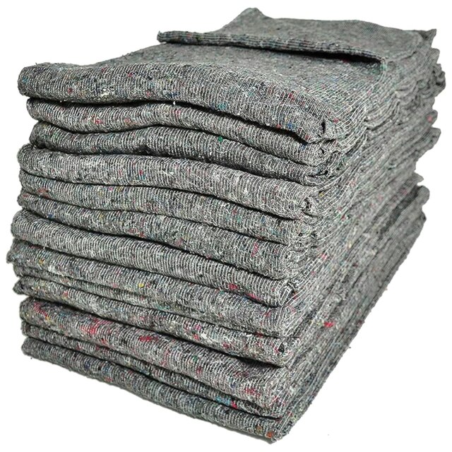 10 x Grey Strong Large Storage Furniture Removal Blankets 200cm x 150cm Grey