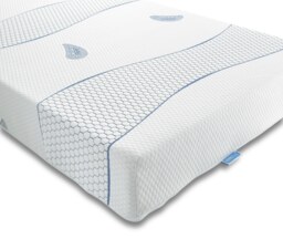 Sareer 6 Inch Cool Blue Memory Foam Mattress 5FT White King