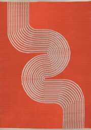 The Rugs Urban Collection Reversible Weatherproof Outdoor Rug Wavy Lines 1010