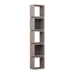Decortie Multi Bookcase 32x22x167cm Mocha Grey