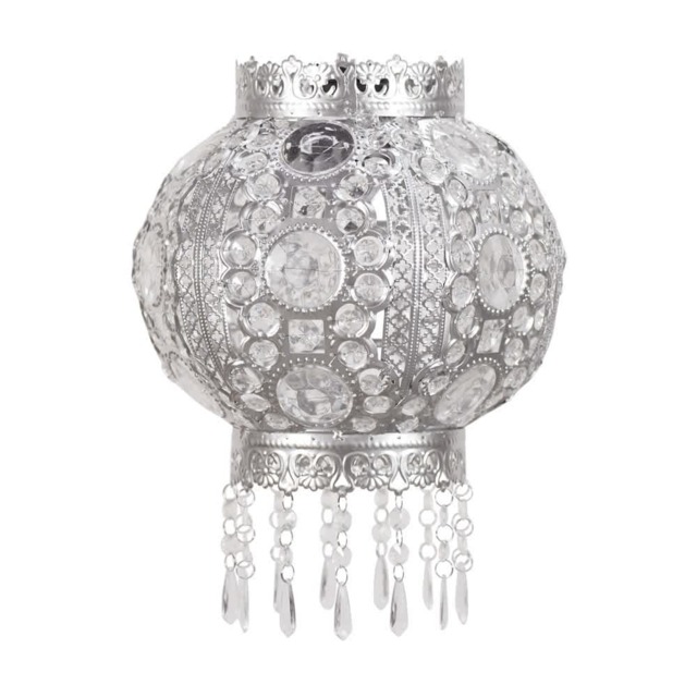 ValueLights Bazaar Moroccan Silver Shade Acrylic Droplets