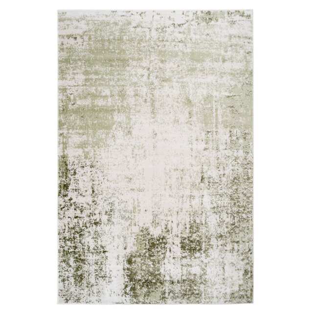 KUKOON Sage Green Abstract Rug - Bella 60cm x 240cm