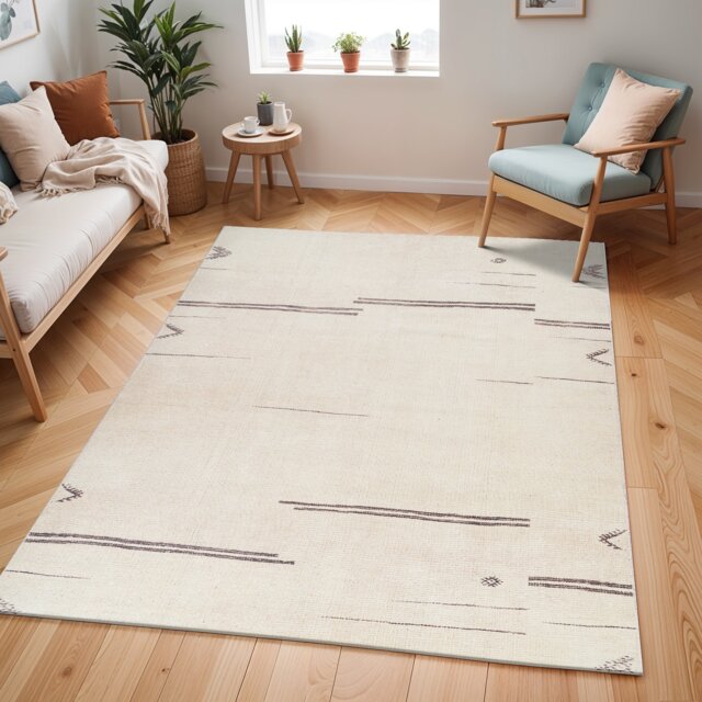 LIVABLISS Becki Owens Rivi-Global Rug 160 x 213 cm Ivory Grey