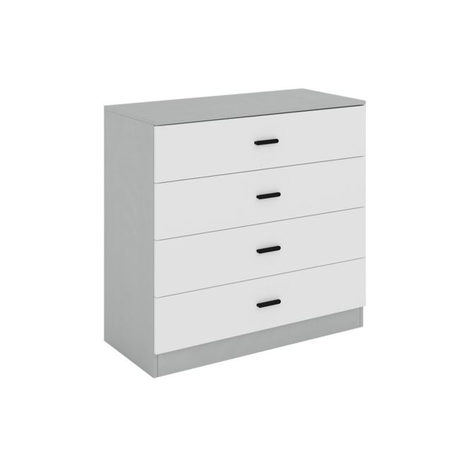 Grey - Chest of 4 Drawers Grey 1