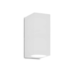 Up 2 Light Outdoor Up Down Wall Light White IP44, G9