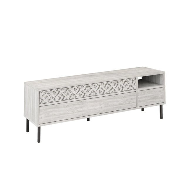 Decortie Heaton TV Stand 144.6x35.6x48.4cm Ancient White