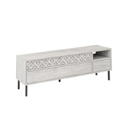 Decortie Heaton TV Stand 144.6x35.6x48.4cm Ancient White