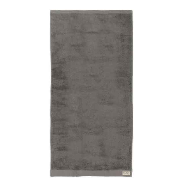 Ukiyo Sakura Aware Bath Towel - Anthracite - 140cm x 70cm Grey