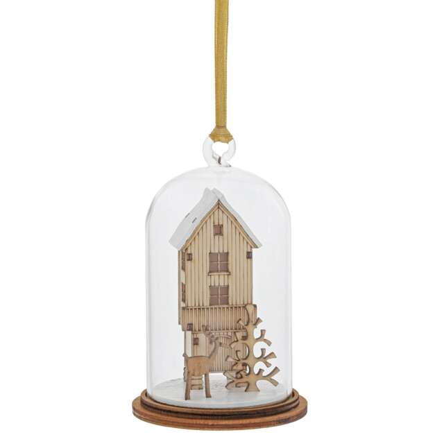 Kloche Hanging Bauble Ornament - A Christmas Wish