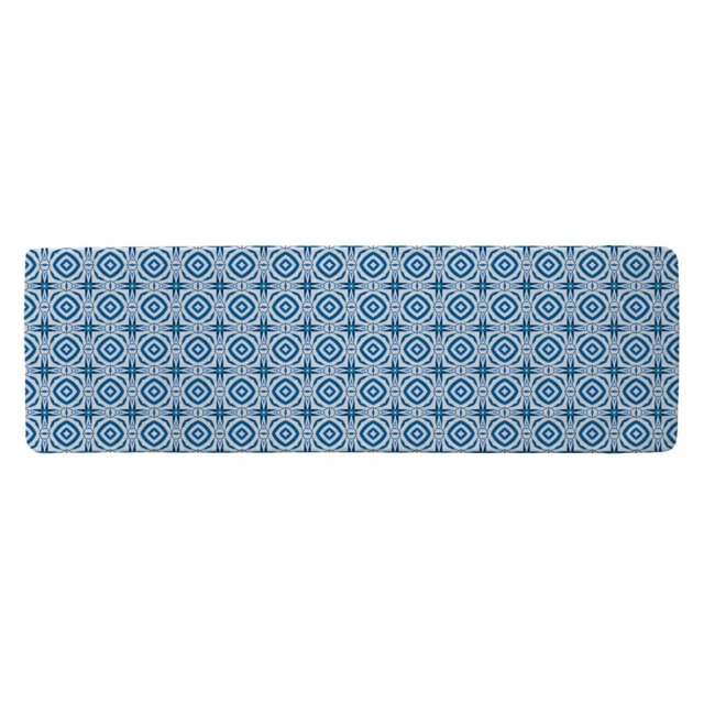 Blue Powerful Runner Rug Multi
