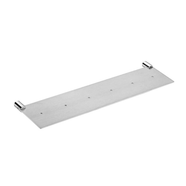 Cosmic Bathroom Shelf with Screws and Durable Stainless Steel, Light Grey - 40cm Multi 1