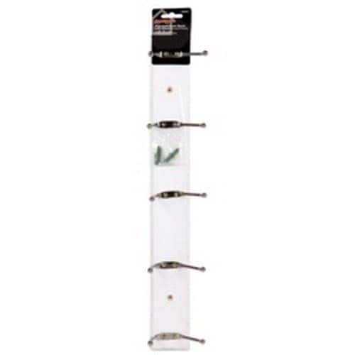 SupaHome Coat Rack - White - 490mm x 65mm x 12mm White 490mm x 65mm x 12mm