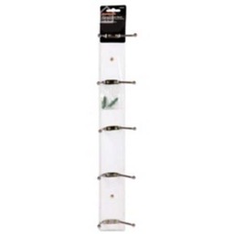 SupaHome Coat Rack - White - 490mm x 65mm x 12mm White 490mm x 65mm x 12mm