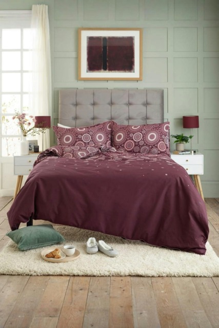 Mandala Fading 100% Cotton Duvet Cover Set – Boho Printed Bedding Multi King