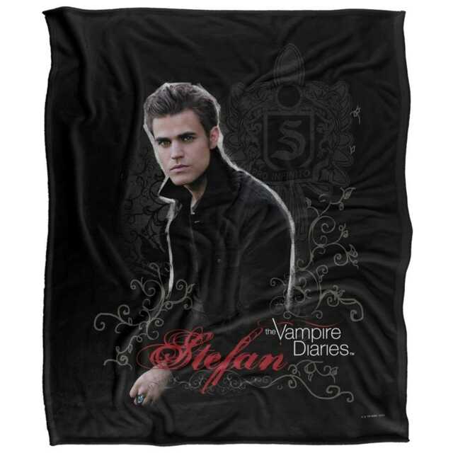 Vampire Diaries Portrait Stefan Blanket - Multicoloured - One Size