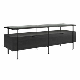 Wainwright TV-Stand in Black / Oak Black BLACK OAK One Size 79