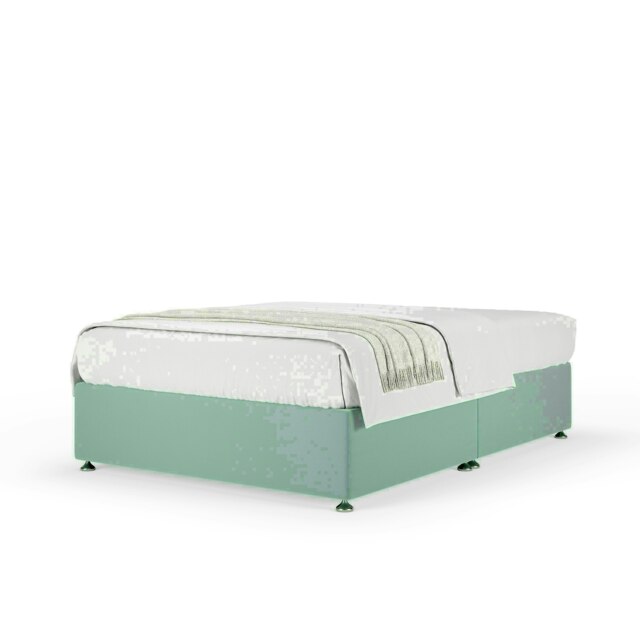 Majestic 1000 Pocket Sprung Duckegg Plush Velvet Divan Set King Size