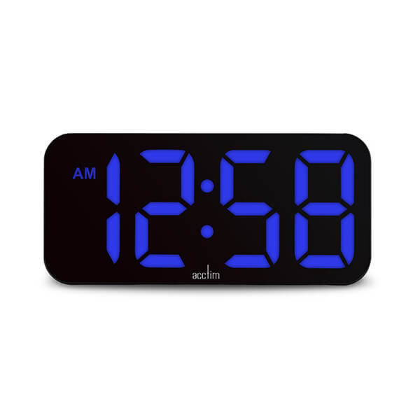 Acctim Ramone Black Digital Alarm Clock